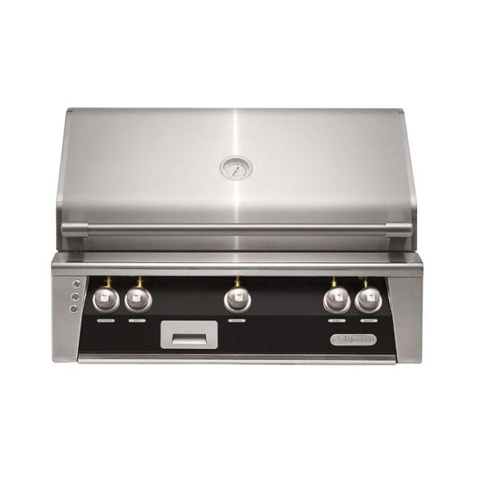 Alfresco ALXE 36-Inch Built-In Propane Grill With Sear Zone And Rotisserie in Jet Black Matte - ALXE-36SZ-LP-SM9005 - Image 1