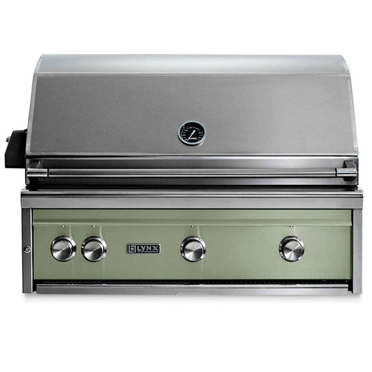Lynx Professional 36 Inch Built-In Propane Grill w/ Rotisserie in Desert Sage - L36R-3-DSLP - Image 1