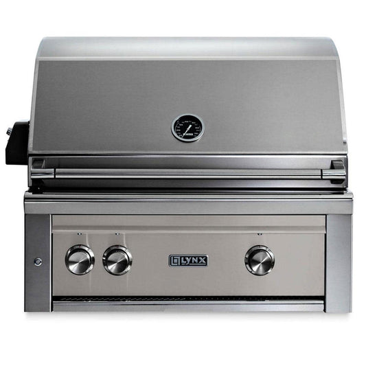 Lynx Professional 30 Inch Built-In All Infrared Trident Natural Gas Grill w/ Rotisserie in Limestone - L30ATR-LSNG - Image 1