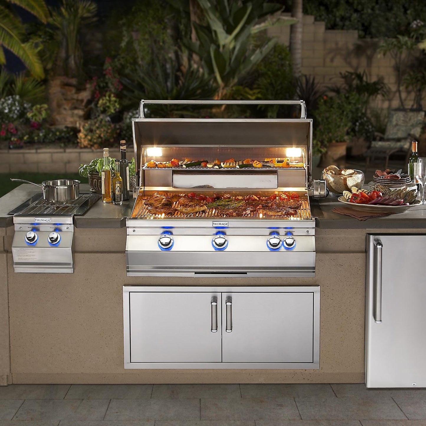 Fire Magic Aurora A790I 36-Inch Built-In Natural Gas Grill With One Infrared Burner, Magic View Window, Rotisserie, And Analog Thermometer - A790I-8LAN-W - Image 20