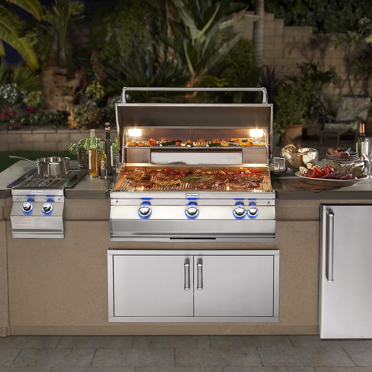 Fire Magic Aurora A660I 30-Inch Built-In Natural Gas Grill With One Infrared Burner, Rotisserie, And Analog Thermometer - A660I-8LAN - Image 20