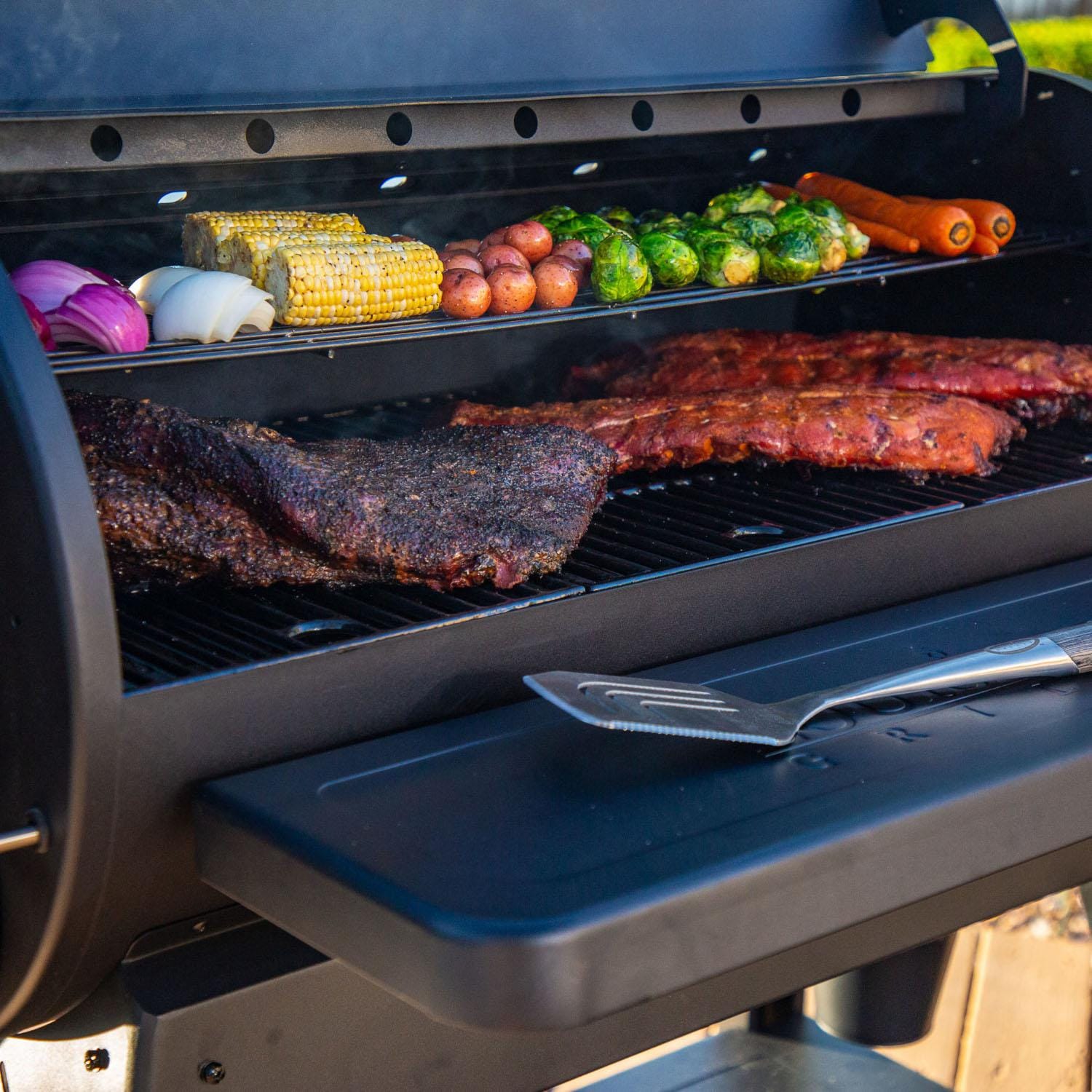 Louisiana Grills LG1200BL Black Label Series Pellet Grill W/ Wi-Fi Control - 10640 - Image 7