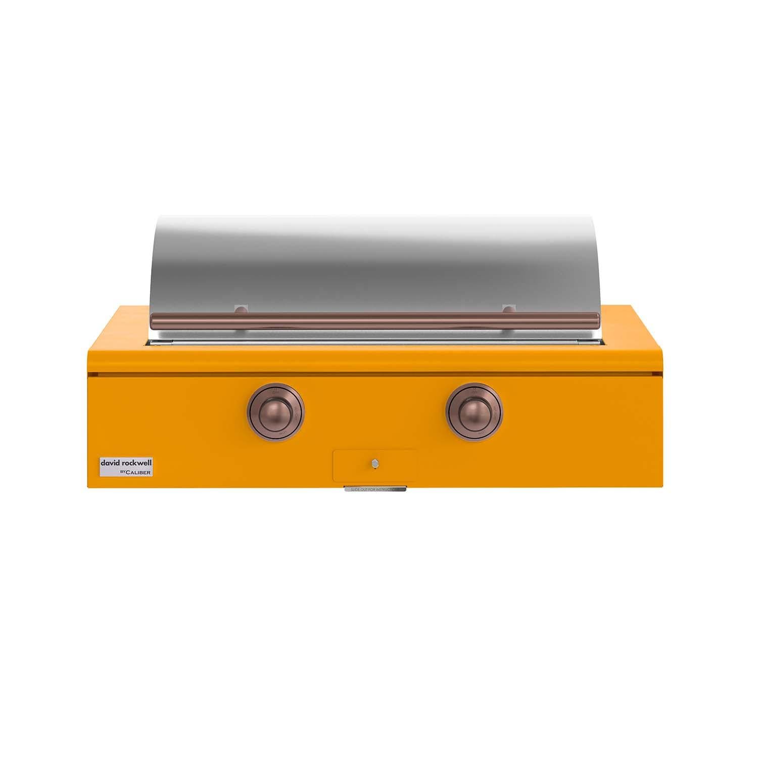 Caliber 42-in Natural Gas Built-In Rockwell Grill - Saffron w/ Copper Hardware - CRG-42BN00-A-103-H03 - Image 3