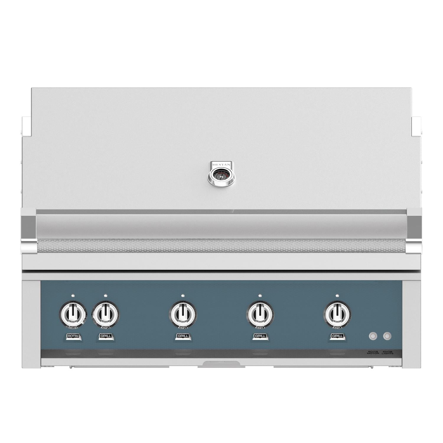 Hestan 42-Inch Built-In Propane Gas Grill W/ Rotisserie - Pacific Fog - GABR42-LP-GG - Image 1