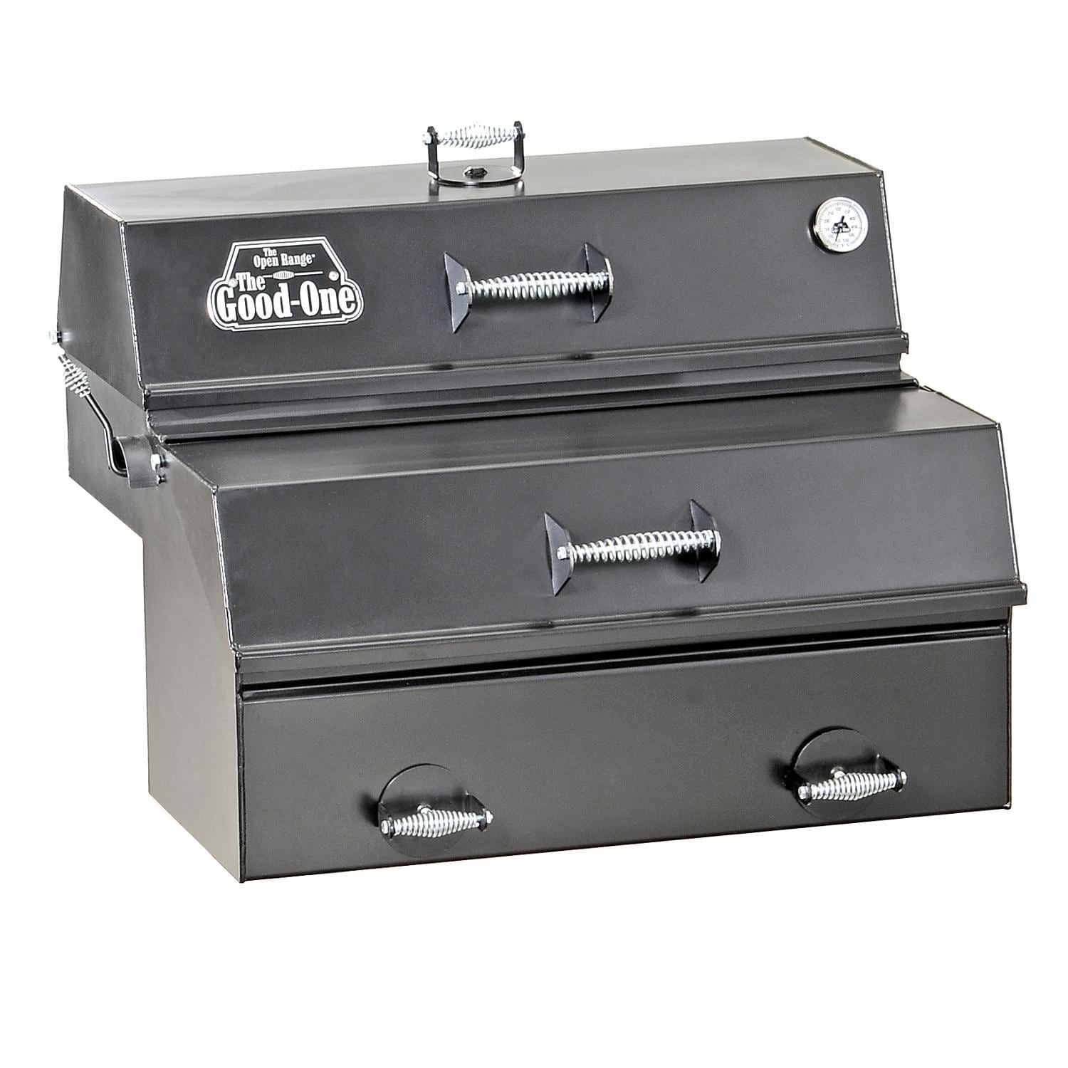 The Good-One Open Range Gen III 36-Inch Built-In Charcoal Smoker - 08300AOH - Image 1