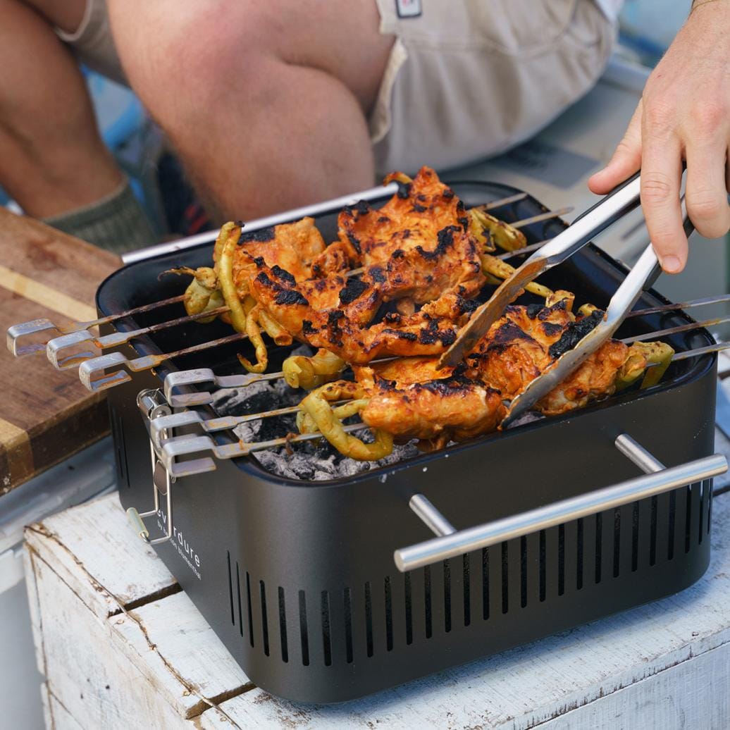 Everdure CUBE 17-Inch Portable Charcoal Grill - Black - HBCUBEBUS - Image 2