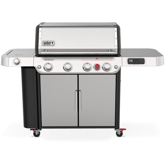 Weber Genesis SPX-435 Propane Gas Smart Grill w/ Sear Zone & Side Burner - Stainless Steel - 36800001 - Image 1