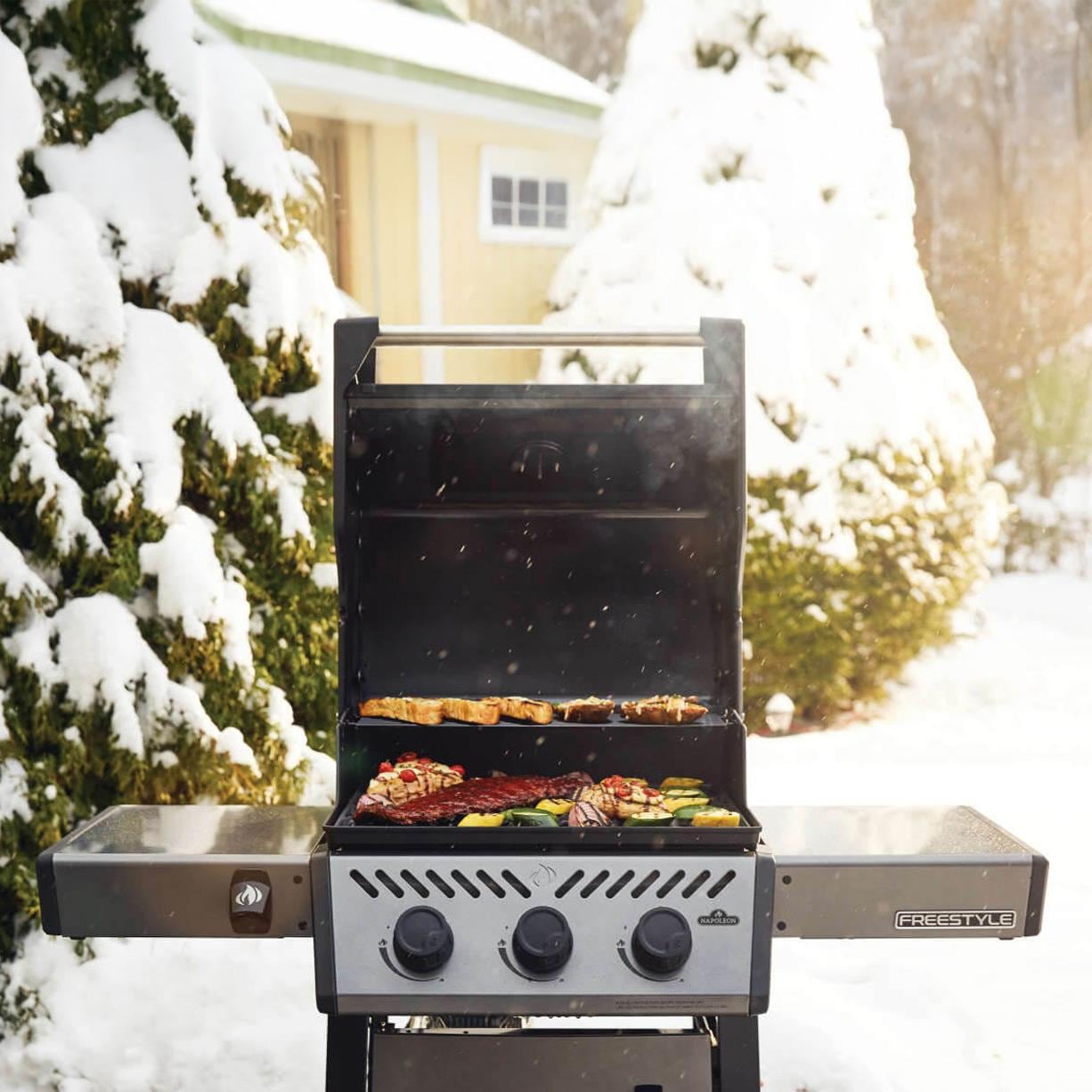 Napoleon Freestyle 365 3 Burner Propane Gas Grill - Graphite Grey - F365DPGT - Image 10
