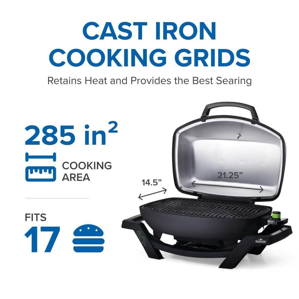 Napoleon TravelQ PRO 285 Portable 1500 Watt Electric Grill - Black - PRO285E-BK - Image 13