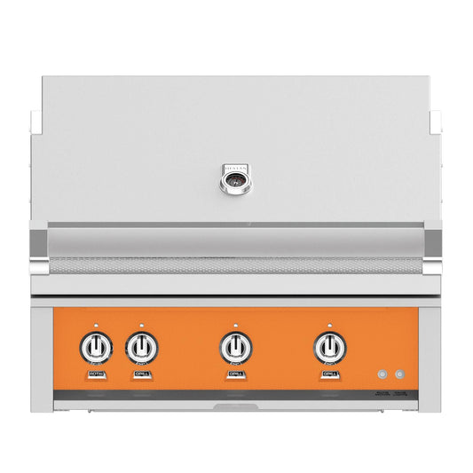 Hestan 36-Inch Built-In Natural Gas Grill W/ Rotisserie - Citra - GABR36-NG-OR - Image 1