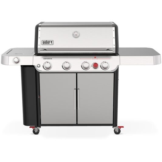 Weber Genesis S-435 Propane Gas Grill w/ Sear Zone & Side Burner - Stainless Steel - 36400001 - Image 1