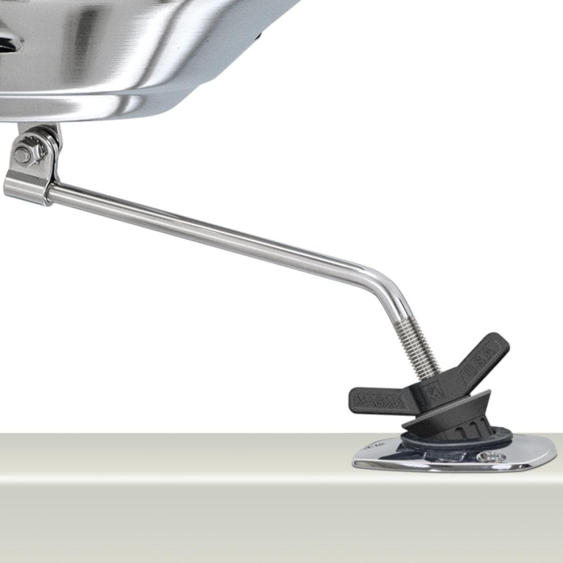 Magma Party Size Marine Kettle 3 Combination Stove & Gas Grill on Pwr Grip Rod Holder Mount - Image 4