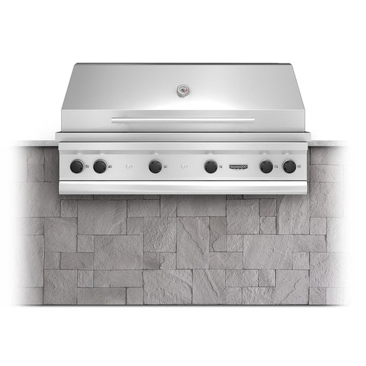 Kalamazoo K54DB Built-In Echo Gas Grill - 20 lb Propane Cylinder - Marine-Grade - K54DB-1-2-NA-LPCYL-M6 - Image 1