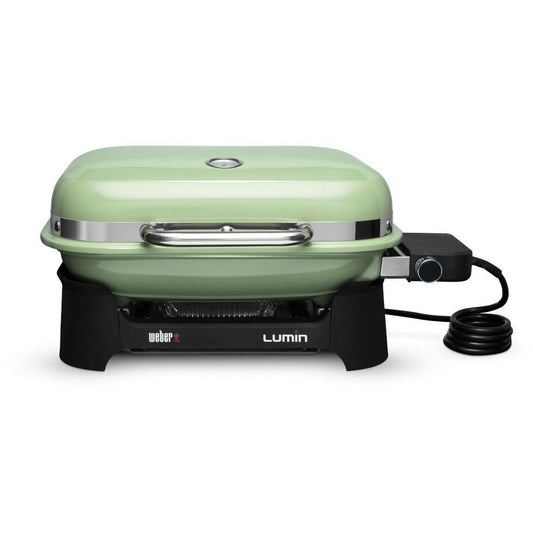 Weber Lumin Compact Portable 1560 Watt Electric Grill - Seafoam Green - 91070901 - Image 1