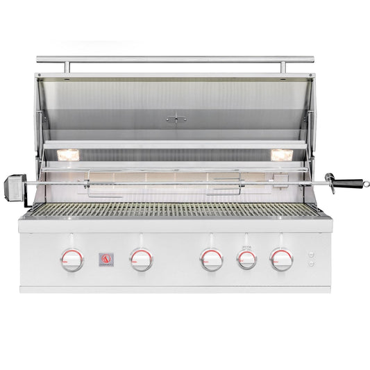 Summerset TRL Pro 40-in 4 Burner Built-In Natural Gas Grill w/ Rear Infrared Burner & Rotisserie Kit - TRLPRO40 - Image 1