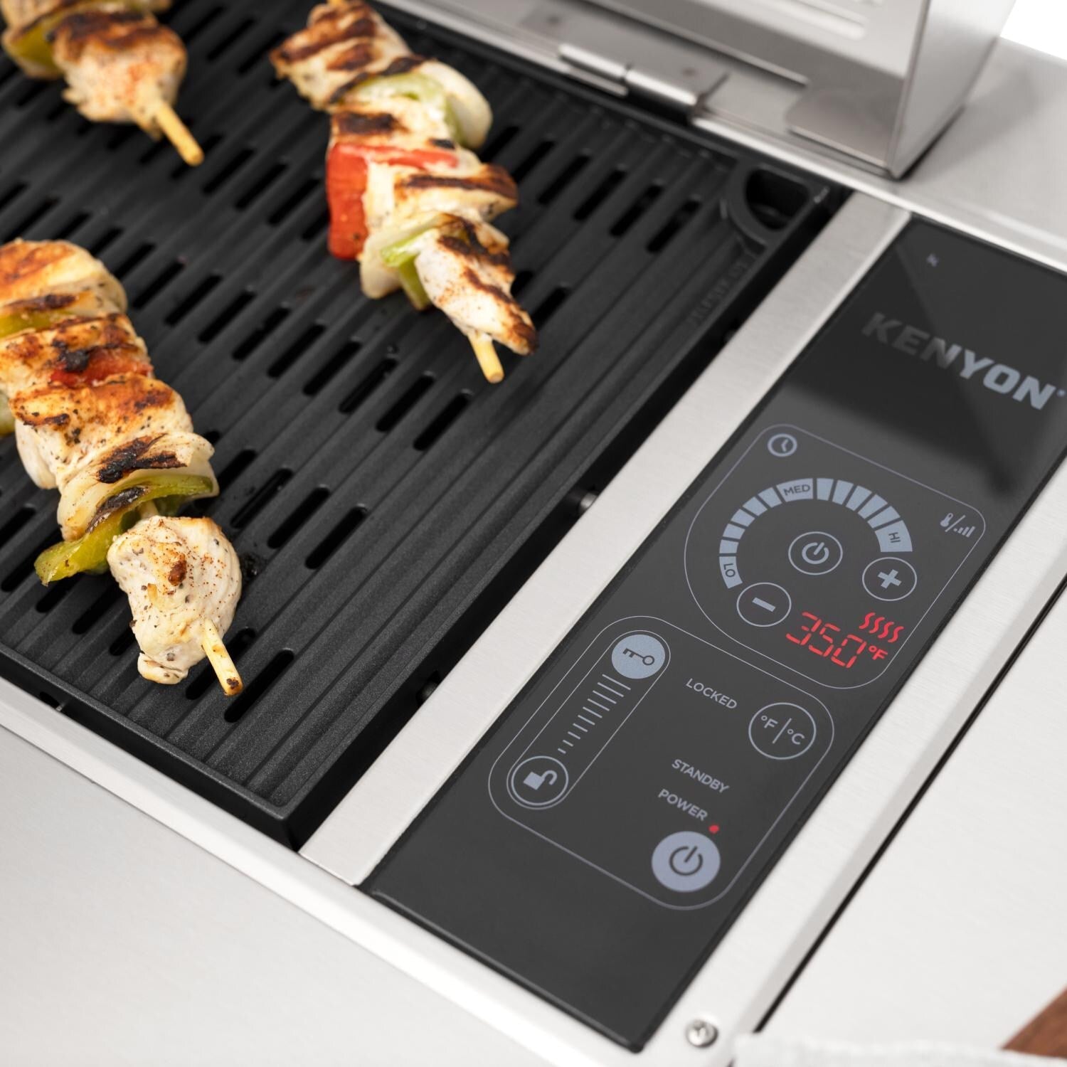 Kenyon Frontier IntelliKEN Control 1300 Watt Electric Grill & Stand - 120V - C70550 - Image 5