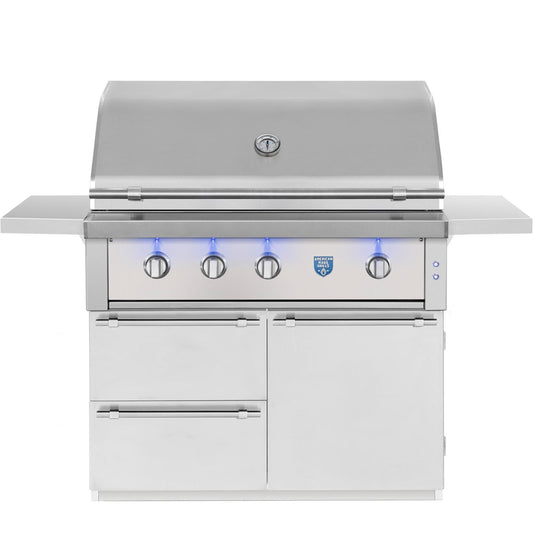 American Made Grills Estate 42-Inch Freestanding Grill- Natural Gas - ESTFS42-NG - Image 1