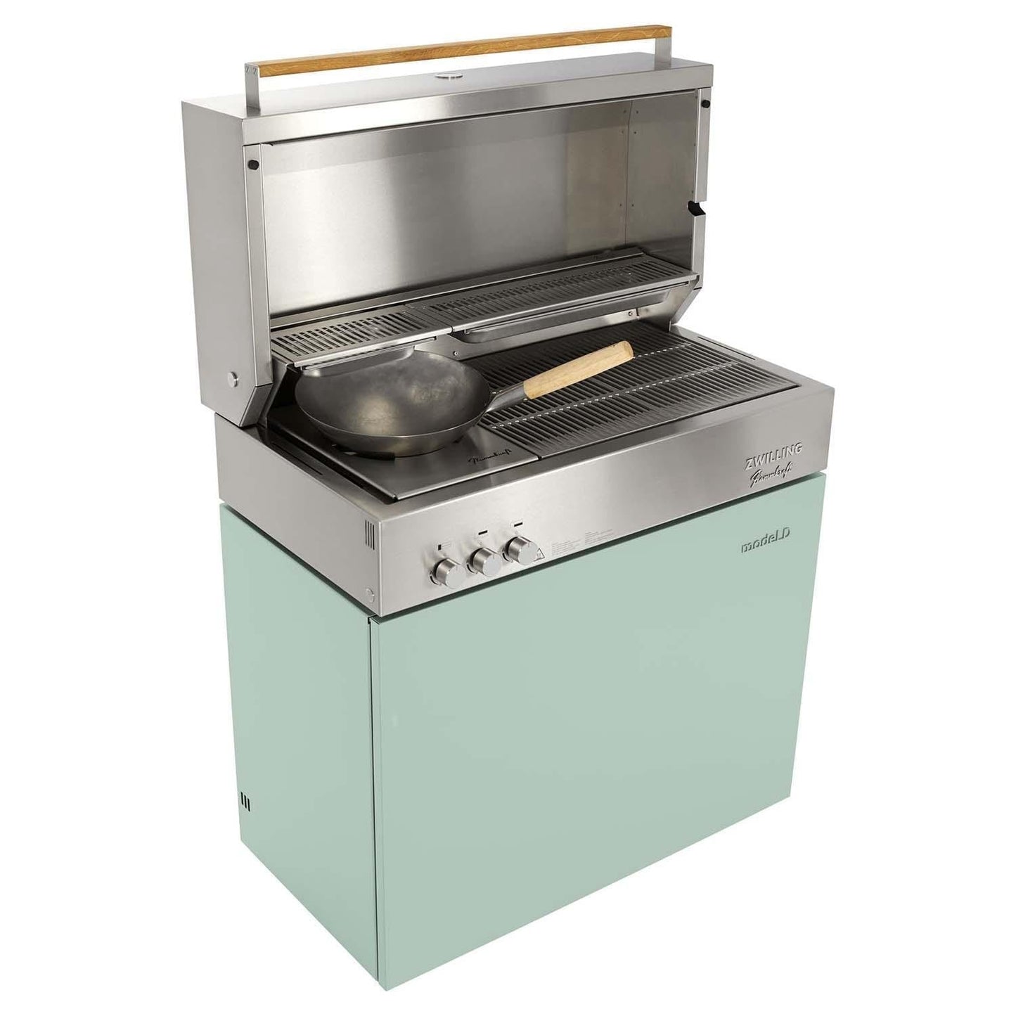 Flammkraft Model D Propane Gas Grill - Pool - 1029544