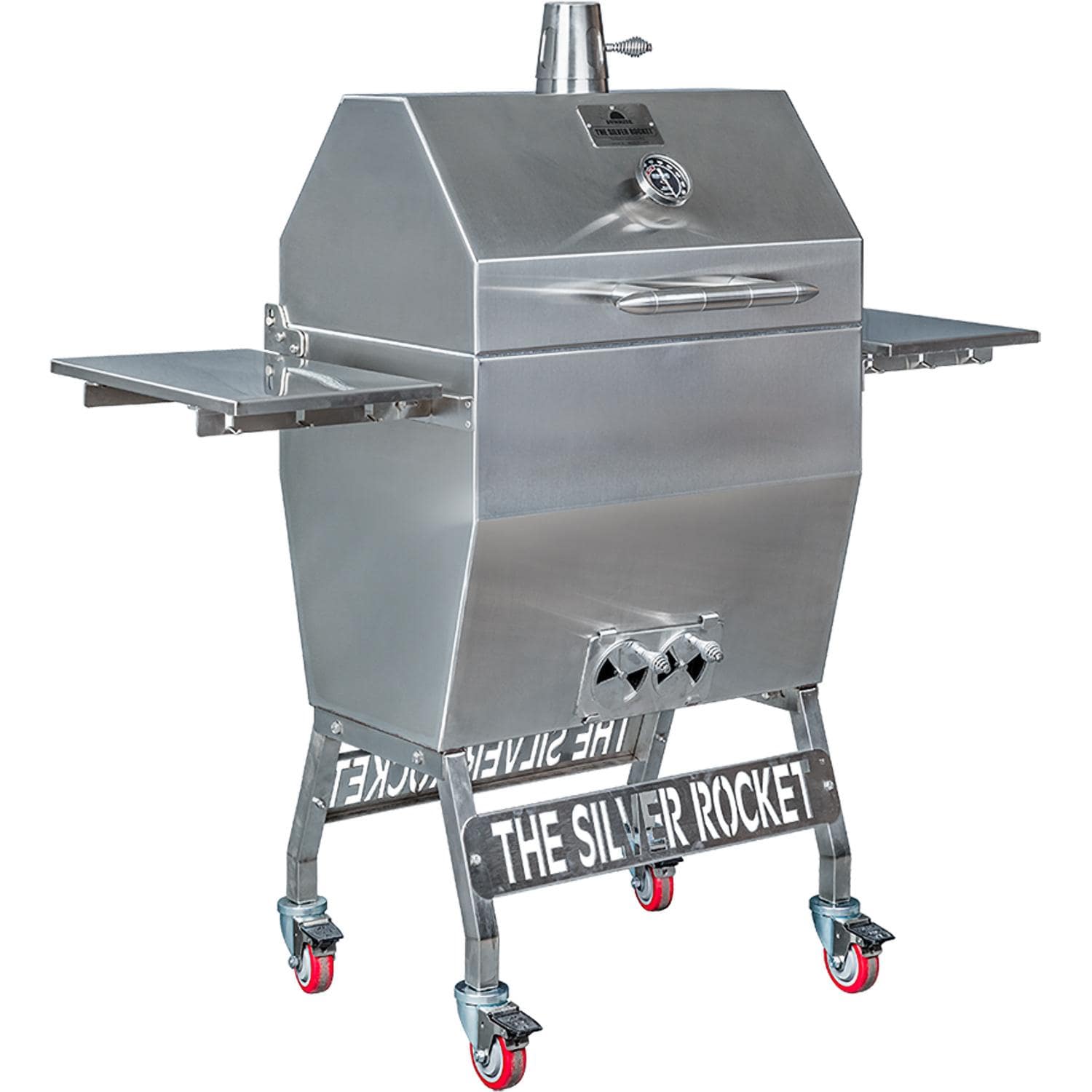 Rocket Outdoors Medium Silver Rocket Kamado Grill - MDSRF - Image 2