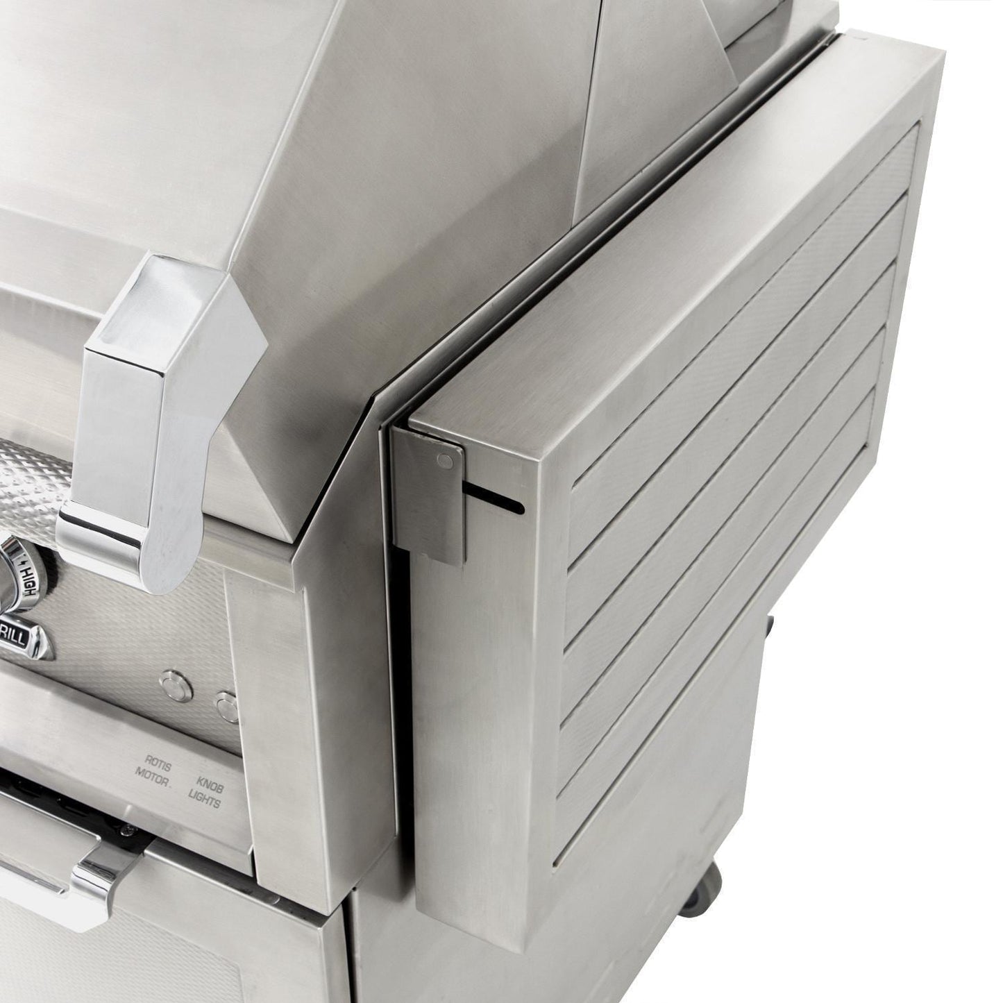 Hestan 42-Inch Natural Gas Grill W/ Rotisserie On Double Drawer & Door Tower Cart - Bora Bora - GABR42-NG-TQ - Image 19