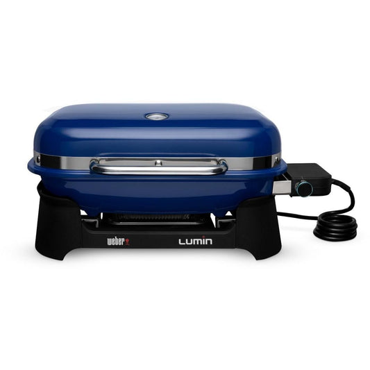 Weber Lumin Portable 1560 Watt Electric Grill - Deep Ocean Blue - 92300901 - Image 1