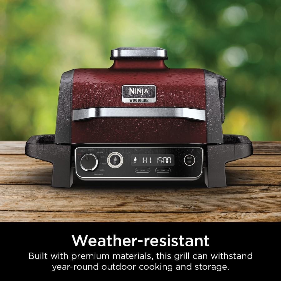 Ninja Woodfire Grill - Red - OG701RD - Image 5