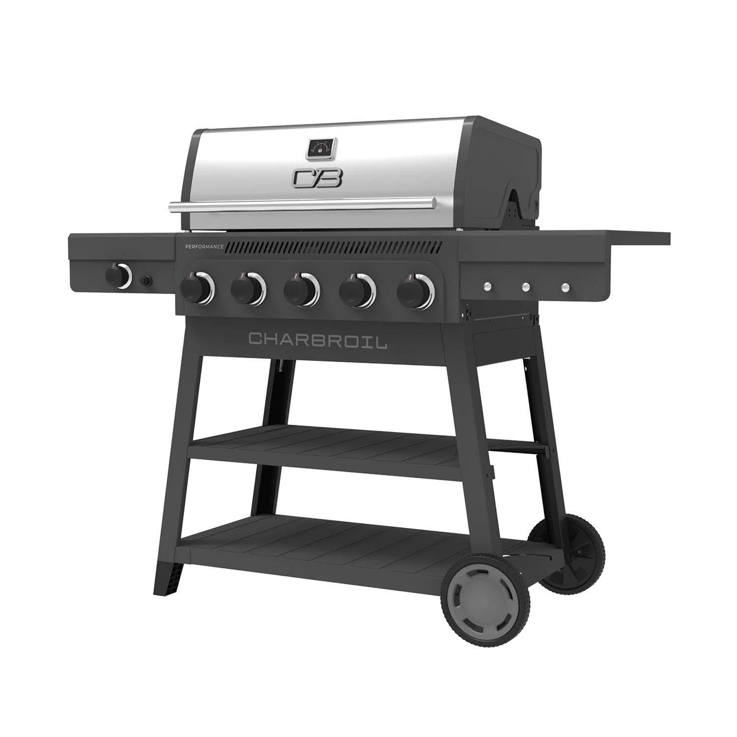 Charbroil Performance Series 5-Burner Propane Gas Grill - Grey & Stainless - 463463425