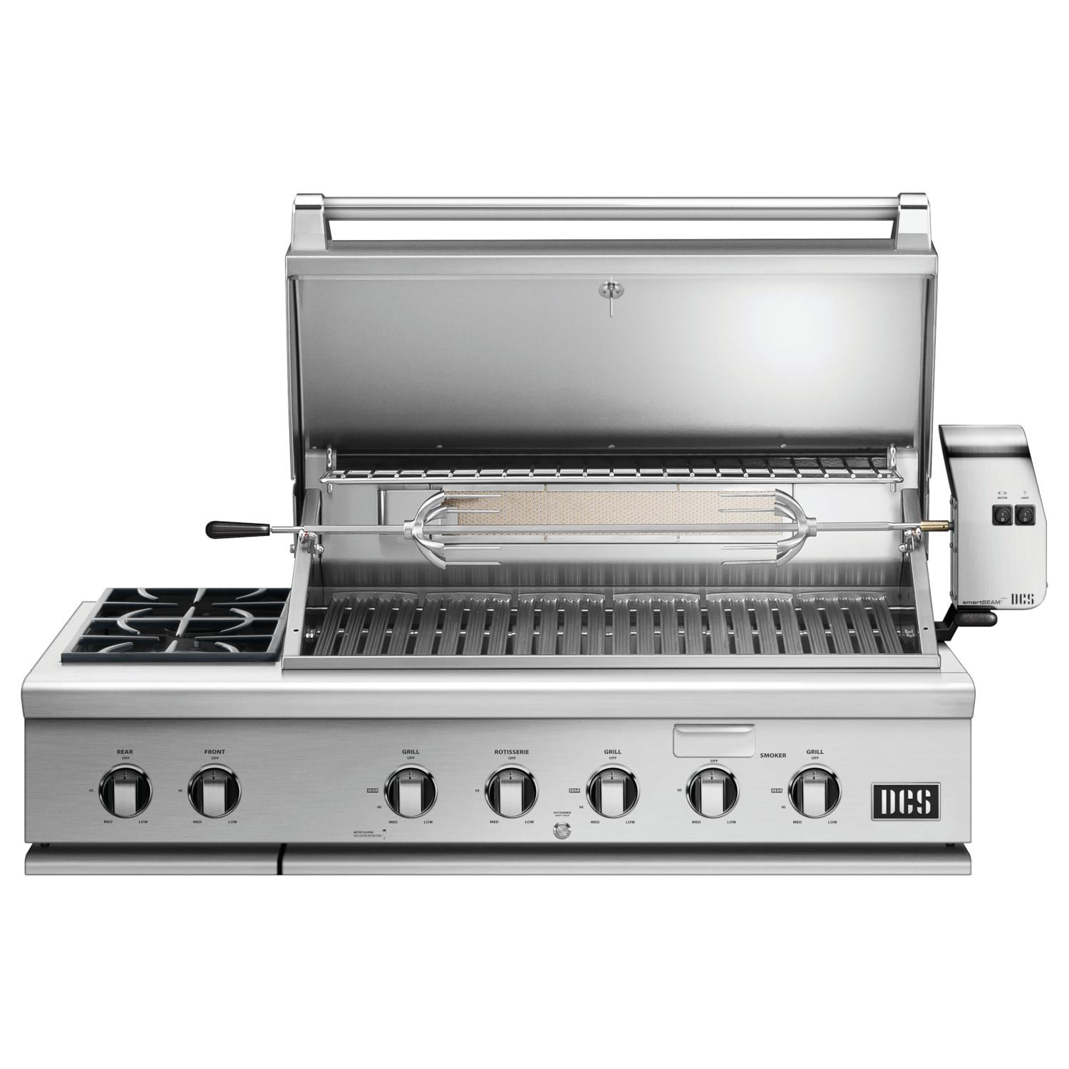 DCS Series 7 48-Inch Built-In Natural Gas Grill With Double Side Burner & Rotisserie - BH1-48RS-N - Image 2