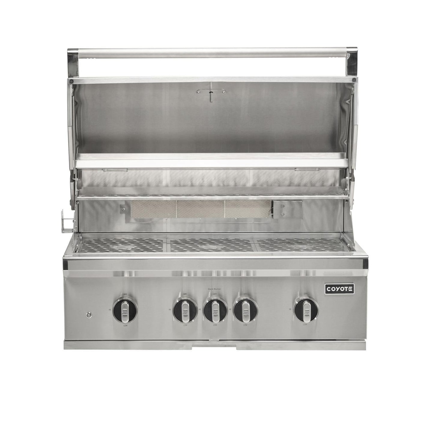 Coyote SL-Series 36-in 4-Burner  Built-In Propane Grill w/ Sear Burner, Rotisserie, & Safety Valve -  C3SL36LP - Image 2