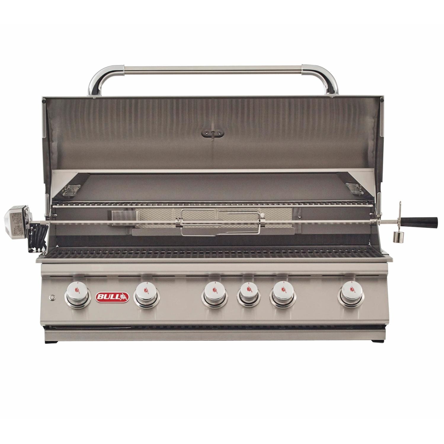 Bull Brahma 38-Inch 5-Burner Built-In Natural Gas Grill With Rotisserie - 57569 - Image 2