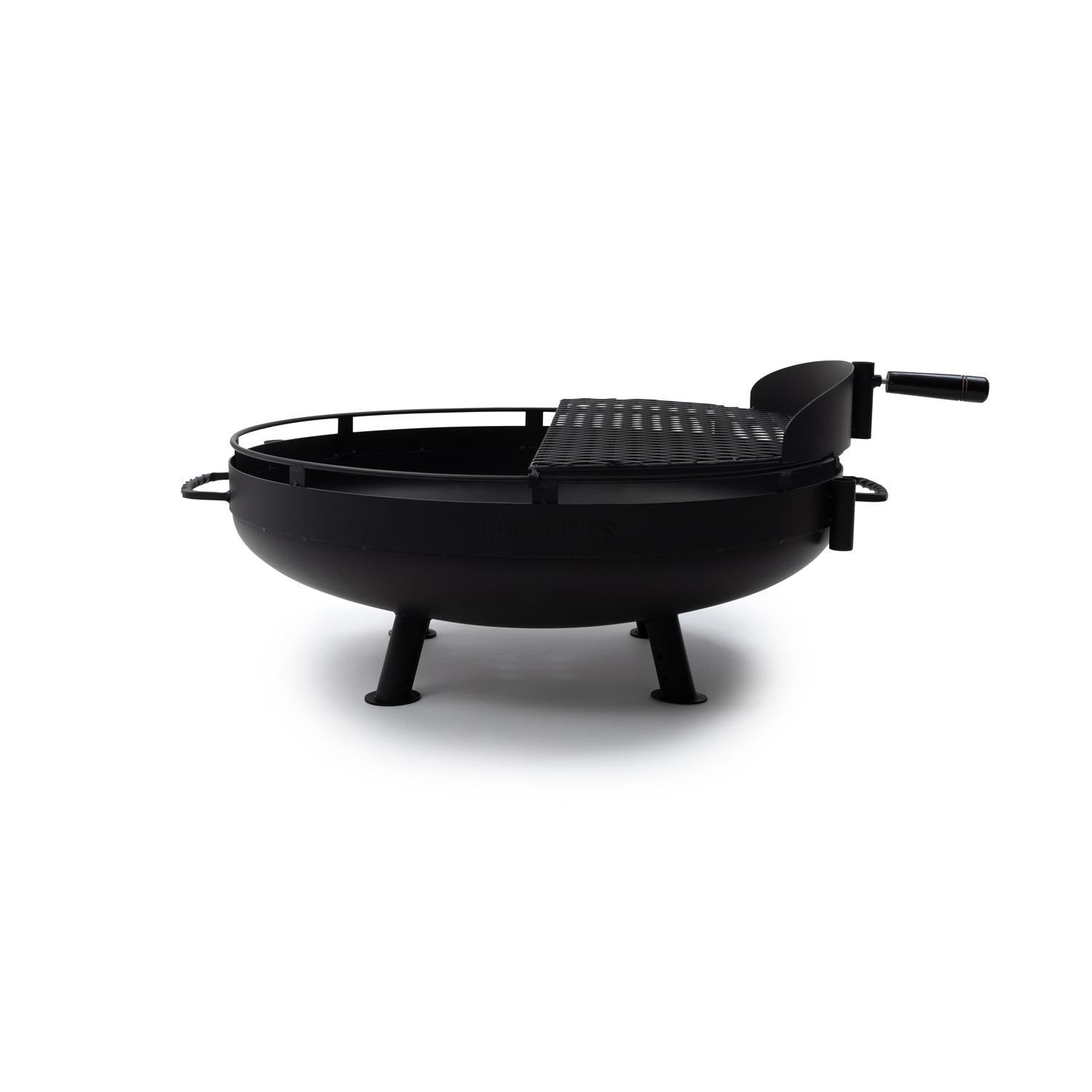 Barebones Living Cowboy 30-Inch Fire Pit Grill w/ Adjustable Grill Grate - CKW-450 - Image 4