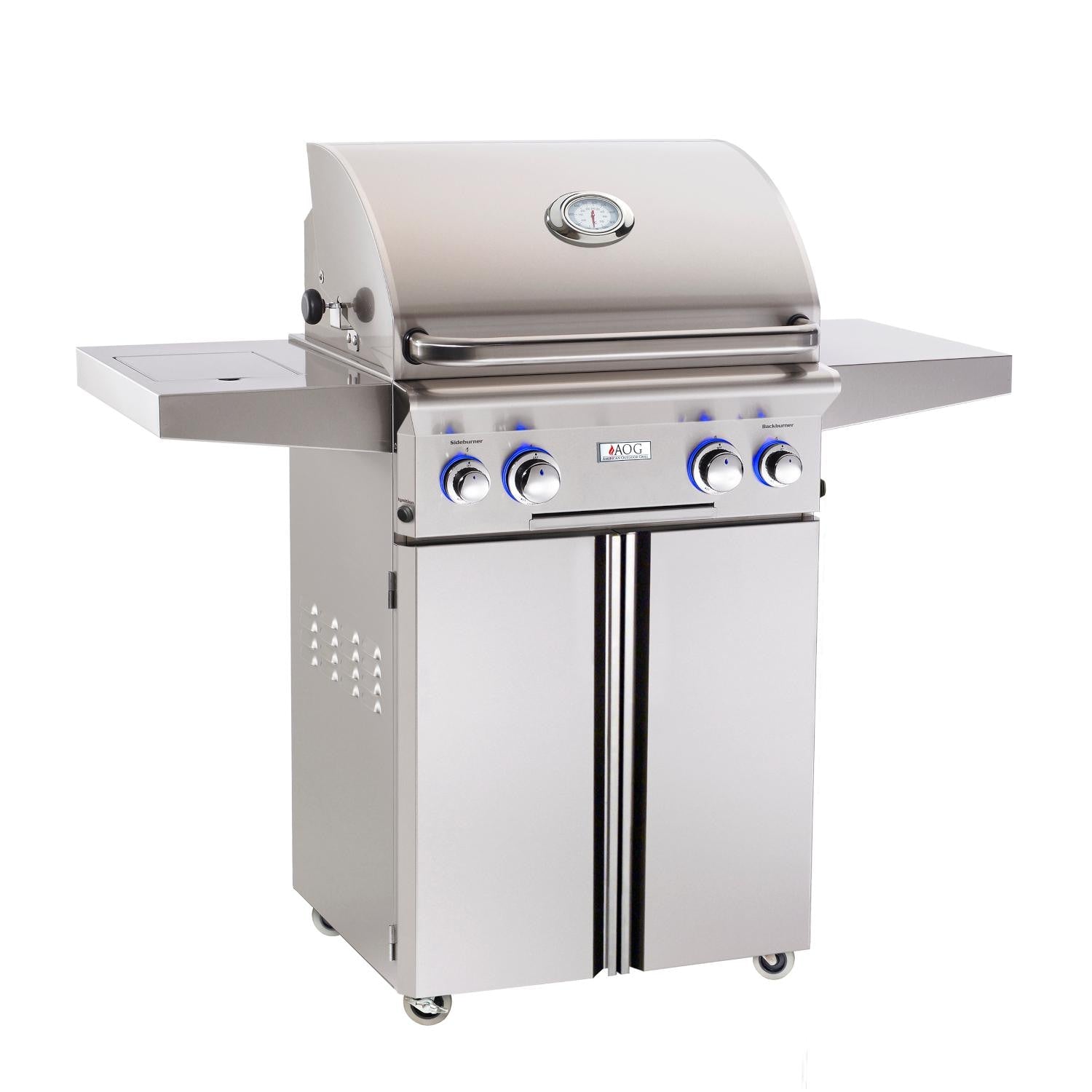 American Outdoor Grill L-Series 24-Inch 2-Burner Propane Gas Grill W/ Rotisserie & Single Side Burner - 24PCL - Image 1