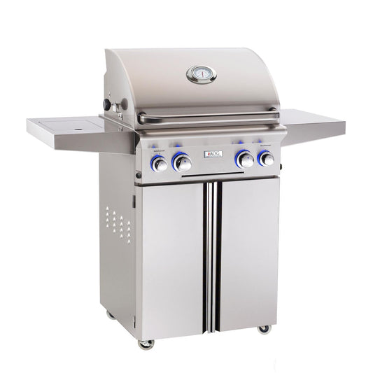 American Outdoor Grill L-Series 24-Inch 2-Burner Propane Gas Grill W/ Rotisserie & Single Side Burner - 24PCL - Image 1