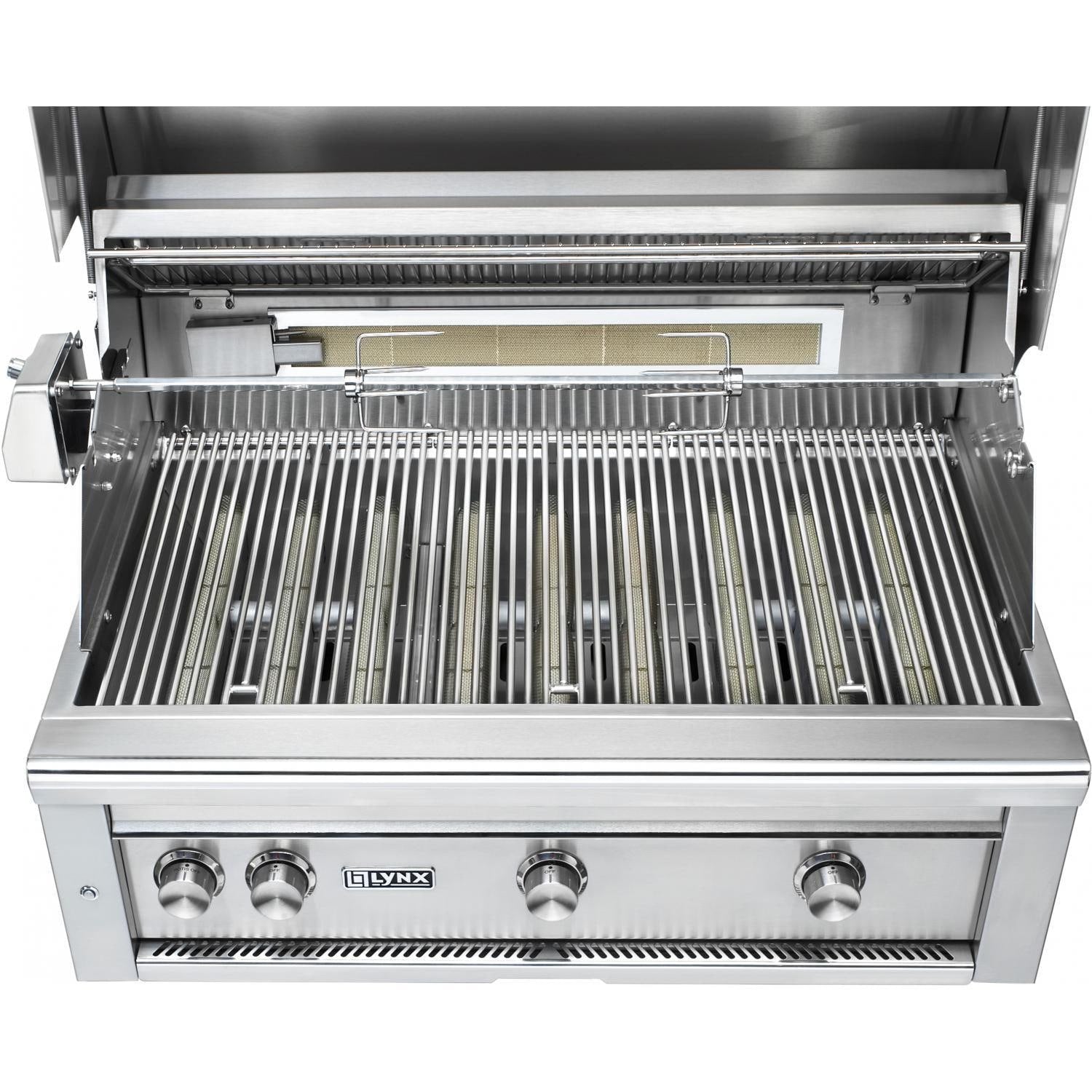 Lynx Professional 36-Inch All Infrared Trident Propane Gas Grill With Rotisserie - L36ATRF-LP - Image 2