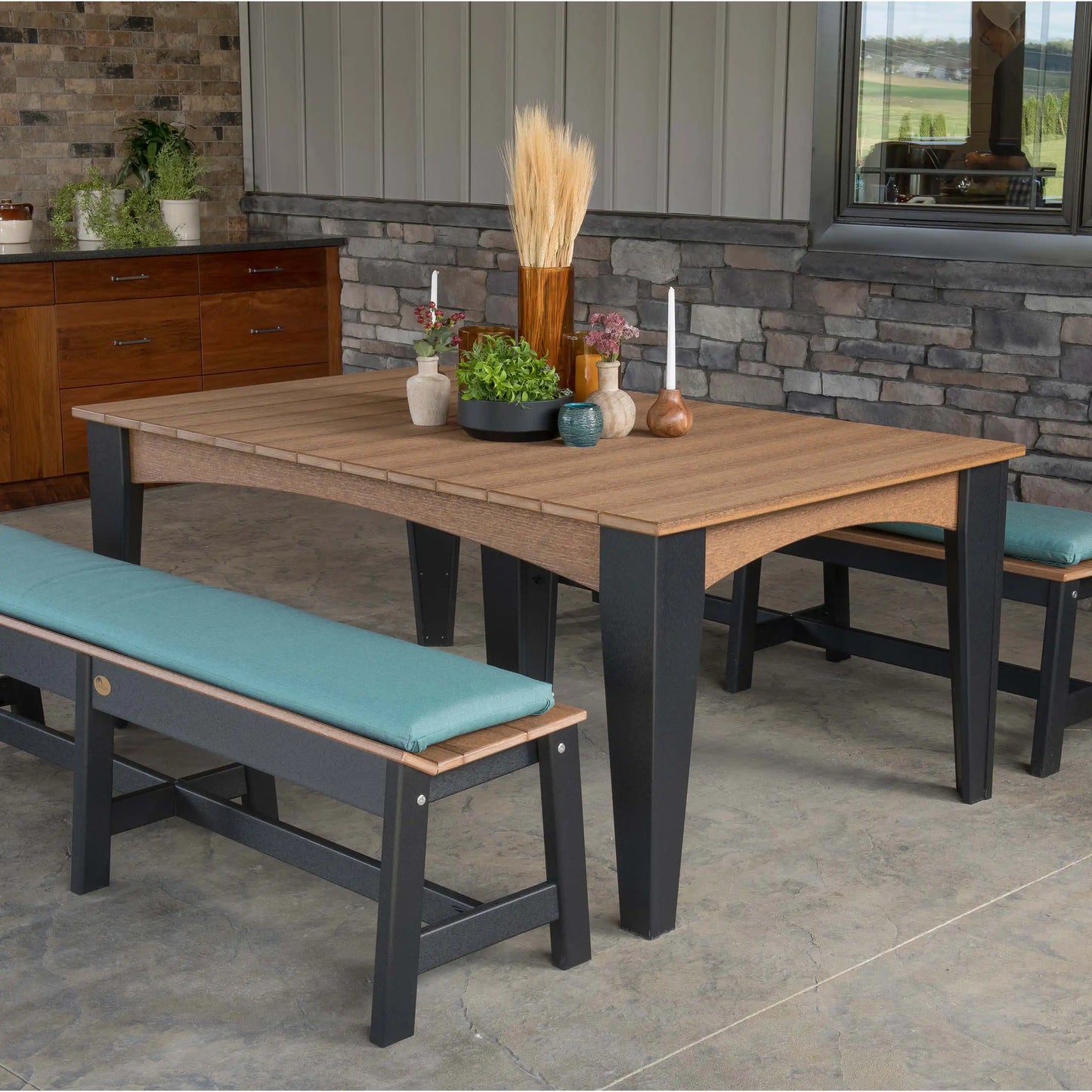 Island Dining Table (44″ x 72″ Rectangular)