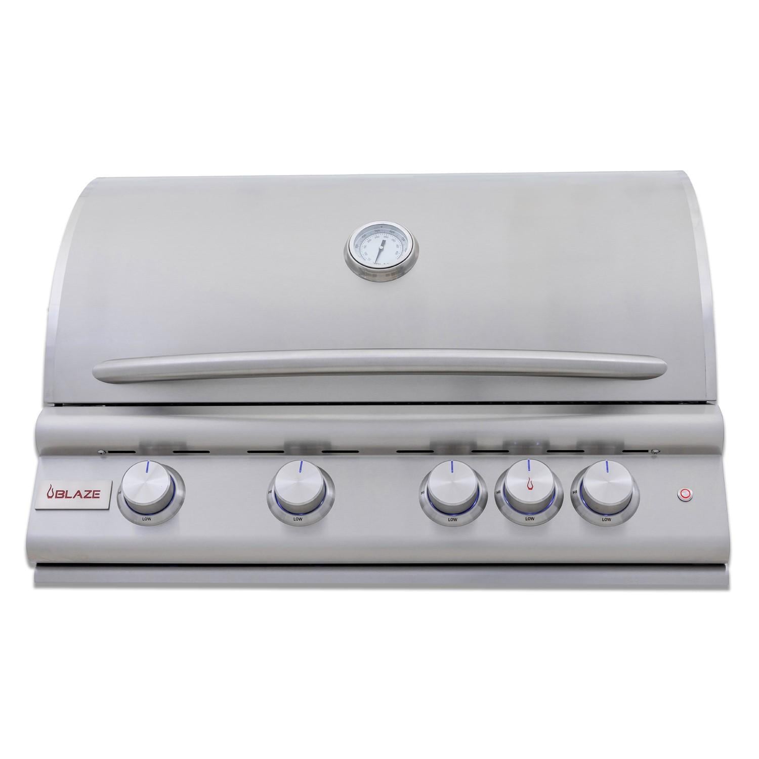 Blaze LTE+ 32-Inch 4-Burner Built-In Natural Gas Grill w/ Lift-Assist Hood & Rear Infrared Burner - BLZ-4LTE3-NG - Image 4
