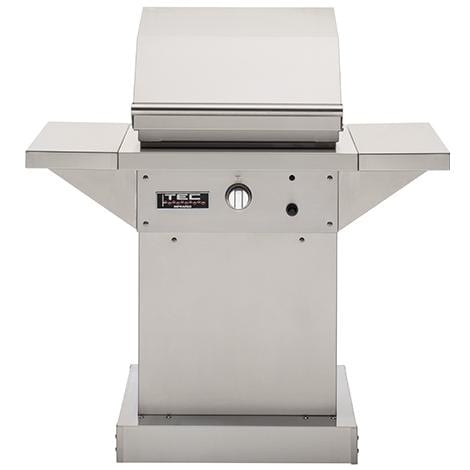 TEC Patio FR 26-Inch Infrared Natural Gas Grill On Stainless Pedestal - PFR1NTPEDS - Image 1