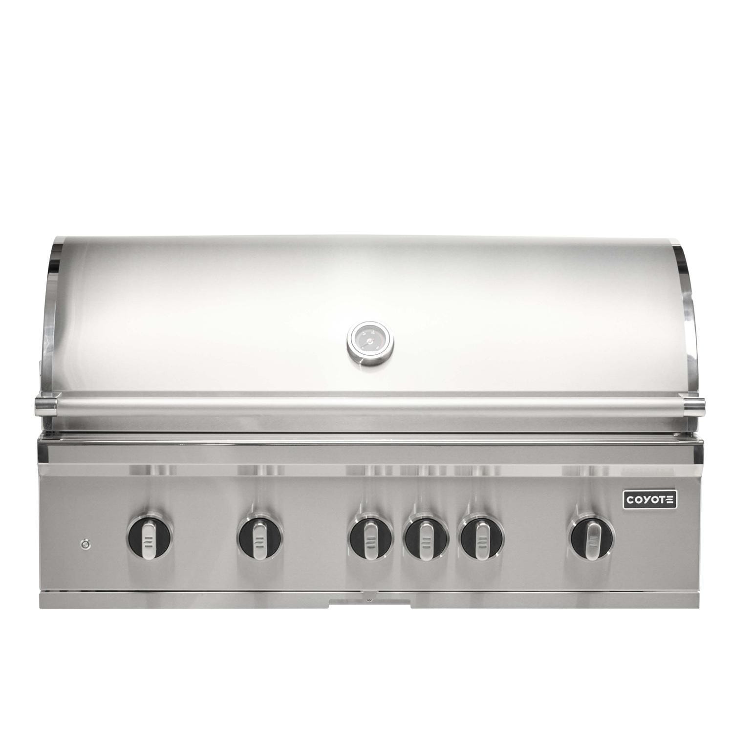 Coyote SL-Series 42-in 5-Burner Built-In Natural Gas Grill w/ Sear Burner, Rotisserie, & Safety Valve - C3SL42NG - Image 1
