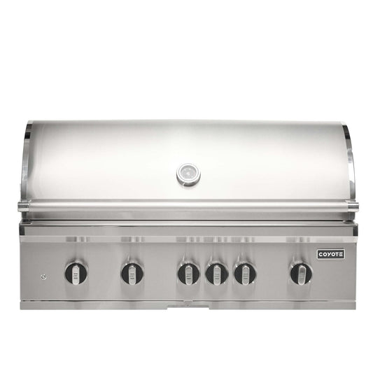 Coyote SL-Series 42-in 5-Burner Built-In Natural Gas Grill w/ Sear Burner, Rotisserie, & Safety Valve - C3SL42NG - Image 1