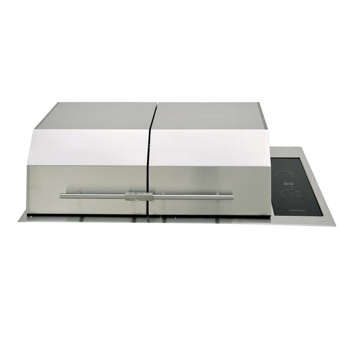 Kenyon Texan Two Zone Split Lid Built-In 240V Electric Grill W/ Lite Touch Control & No Mounting Holes - B70405WH - Image 1