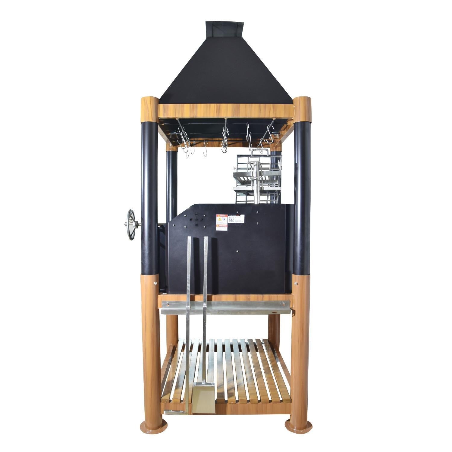 Tagwood BBQ Beast Argentine Wood Fire & Charcoal Grill - BBQ02SI - Image 7
