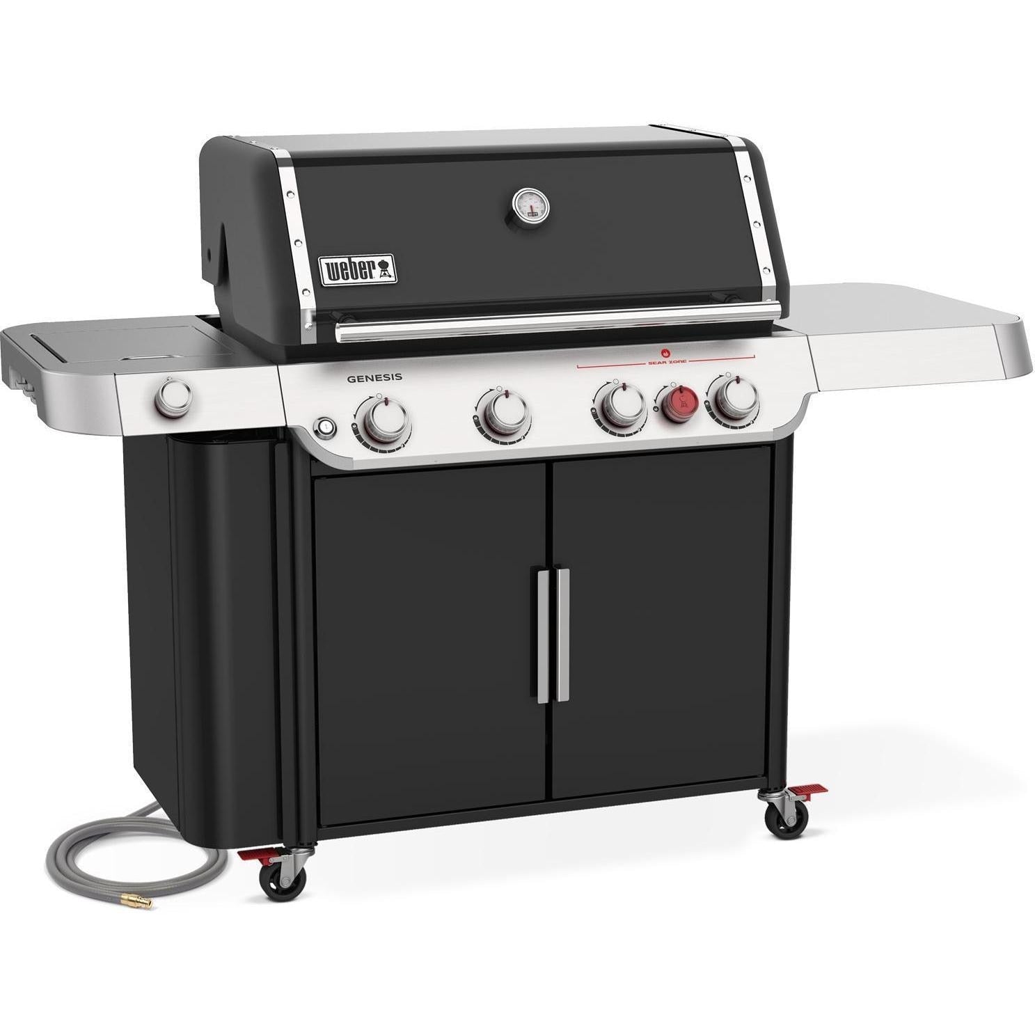 Weber Genesis E-435 Natural Gas Grill w/ Sear Zone & Side Burner - Black - 38410001 - Image 3