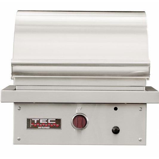 TEC Sterling Patio FR 26-Inch Built-In Infrared Natural Gas Grill W/ Red Knobs - Image 1