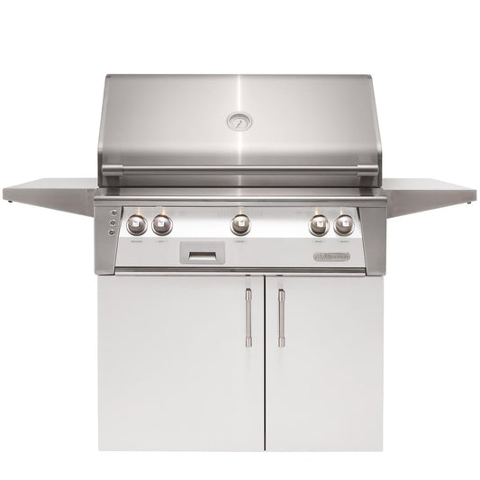 Alfresco ALXE 36-Inch  Natural Gas Grill With Sear Zone And Rotisserie - Signal White Gloss - ALXE-36SZC-NG-S9003 - Image 1