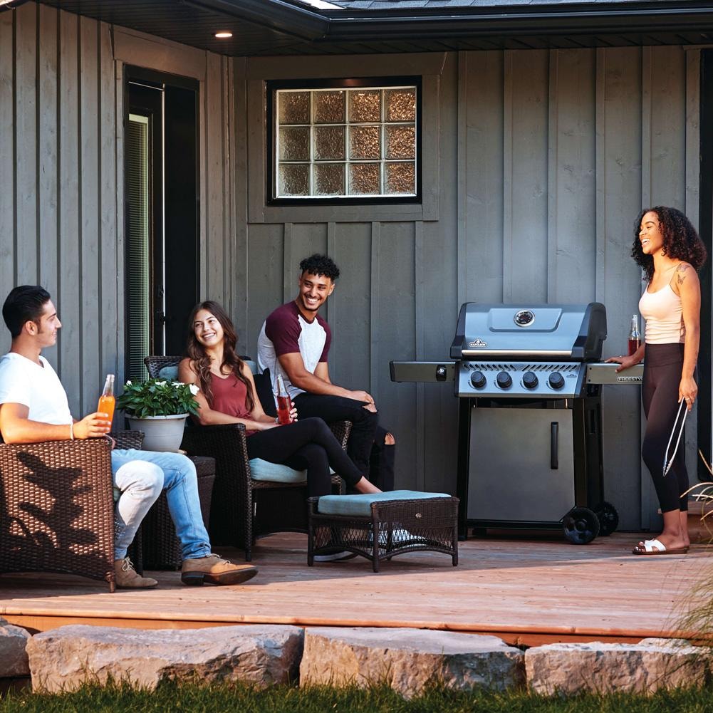 Napoleon Freestyle 425 4 Burner Propane Gas Grill - Graphite Grey - F425DPGT - Image 9