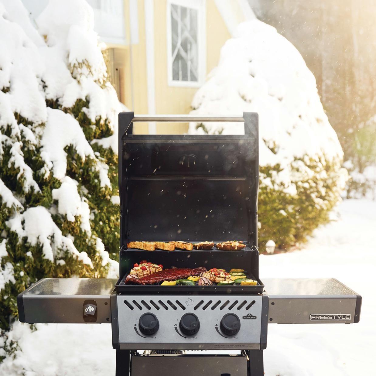 Napoleon Freestyle 365 3 Burner Natural Gas Grill - Graphite Grey - F365DNGT - Image 8