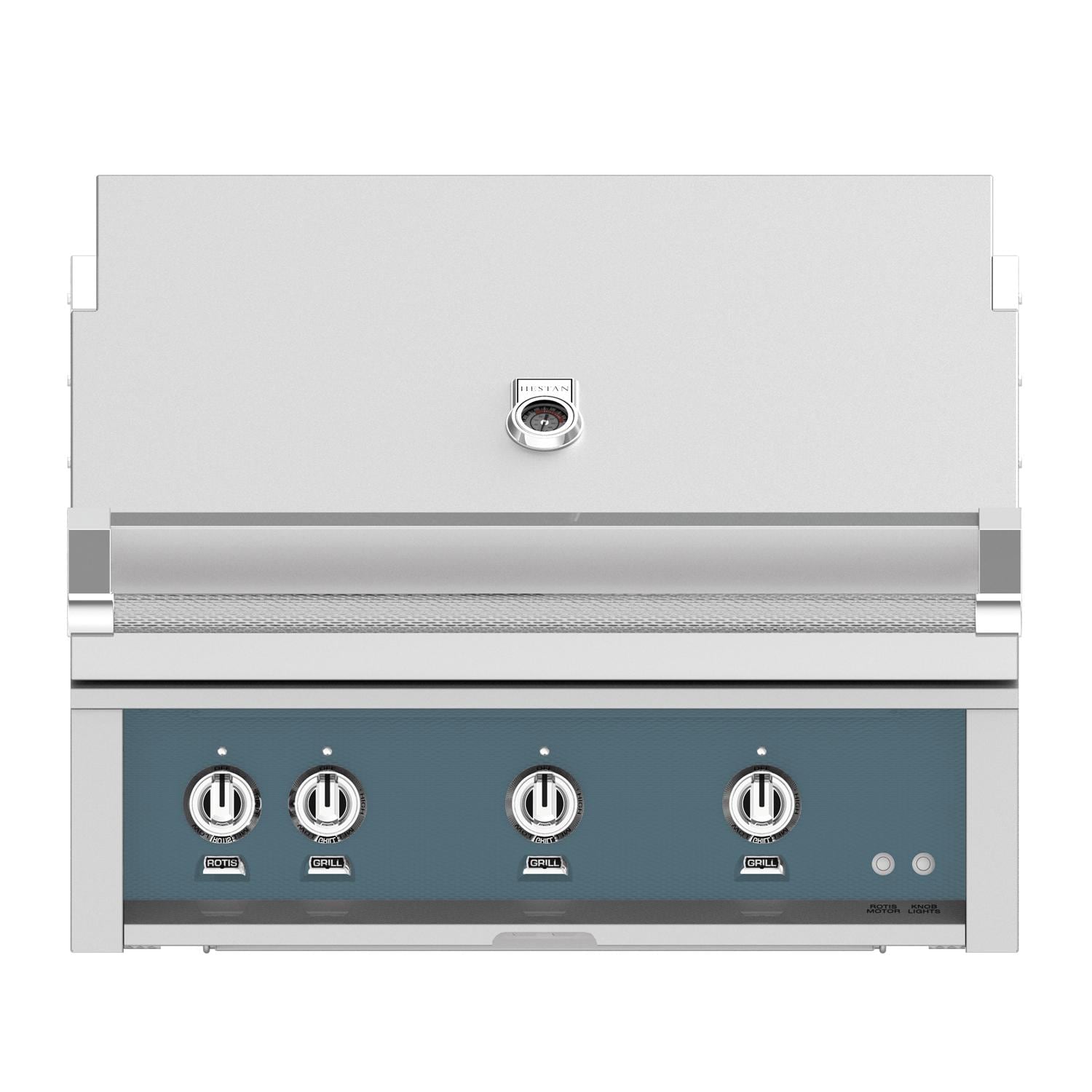 Hestan 36-Inch Built-In Propane Gas Grill W/ Sear Burner & Rotisserie - Pacific Fog - GMBR36-LP-GG - Image 1
