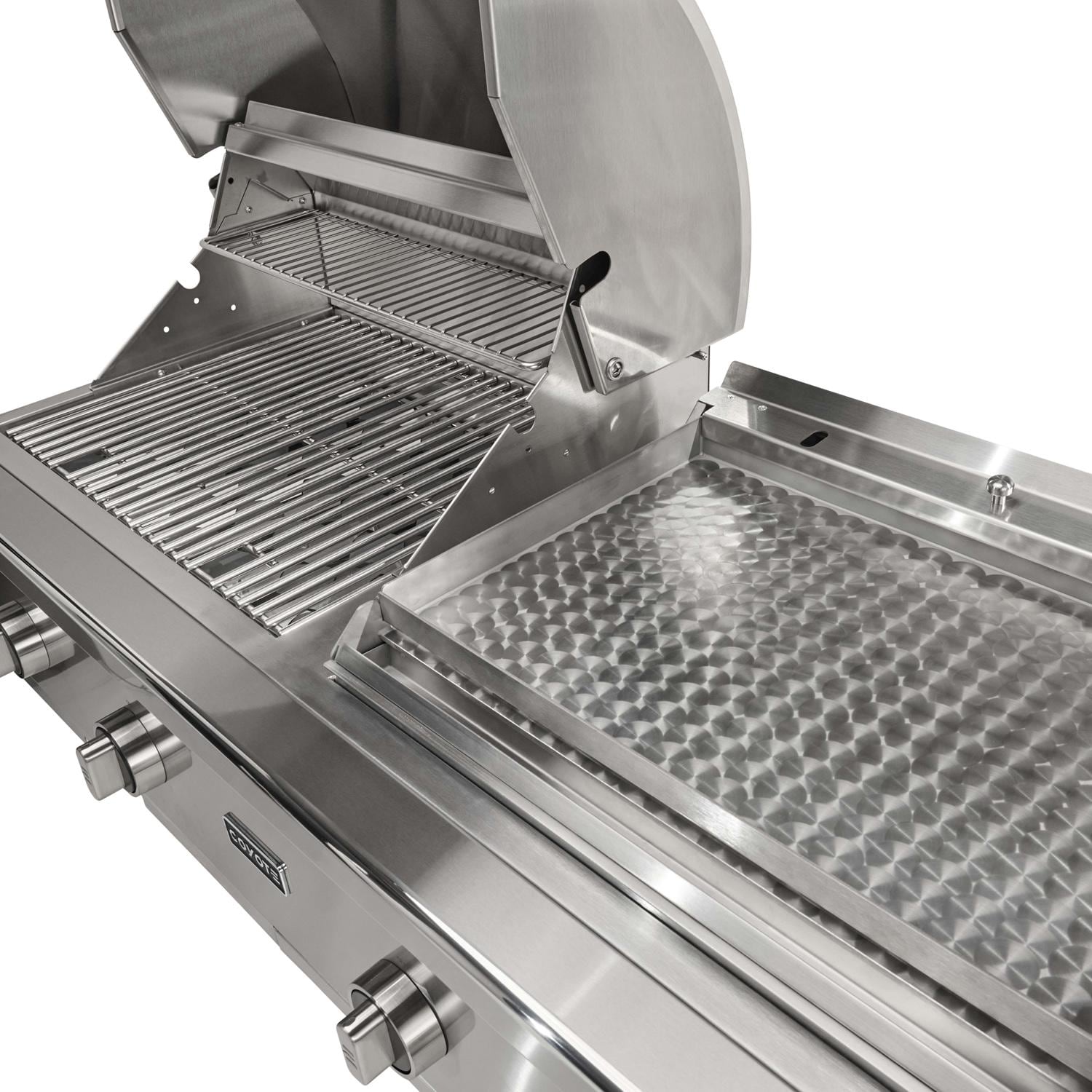 Coyote 50-in Built-In Natural Gas Grill / Flat Top Combo - C3CO50NG - Image 4