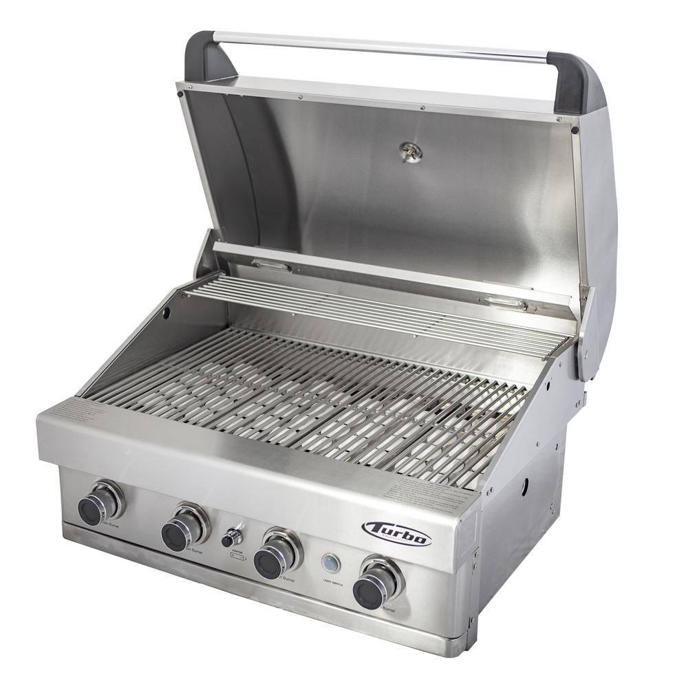 Turbo 32-Inch 4-Burner Built-In Natural Gas Grill - BTH3221BNG - Image 4