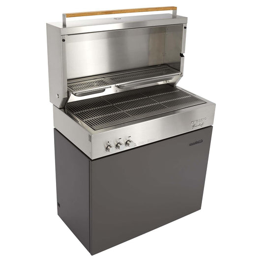 Flammkraft Model D Propane Gas Grill - Deep Umbra - 1029540 - Image 1